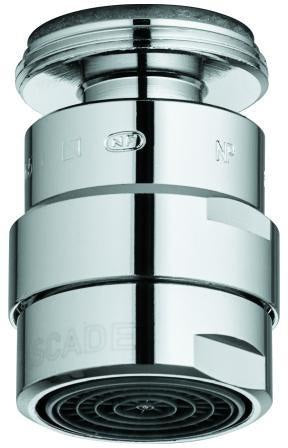 GROHE Kugelgelenk-Mousseur 46461 – Chrom, Außengewinde M24 x 1, 25,2 l/min