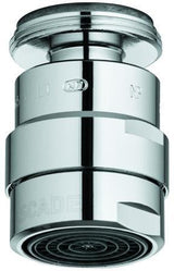 GROHE Kugelgelenk-Mousseur 46461 – Chrom, Außengewinde M24 x 1, 25,2 l/min