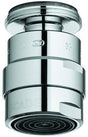 GROHE Kugelgelenk-Mousseur 46461 – Chrom, Außengewinde M24 x 1, 25,2 l/min