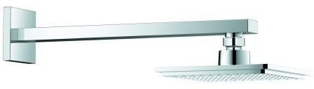 GROHE Euphoria Cube 152 Kopfbrauseset 286 mm – 1 Strahlart, Chrom, 8 l/min