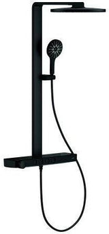 GROHE Rainshower Aqua Pure Duschsystem mit Thermostatbatterie, 360 mm Kopfbrause, Chrom