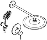 GROHE Essence Duschsystem Unterputz mit Rainshower Mono 310 Kopfbrause – Chrom