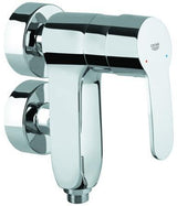 GROHE Eurostyle Cosmopolitan Vertica Einhand-Brausebatterie Wandmontage Chrom – SilkMove & Rückflussverhinderer