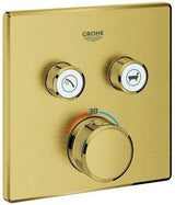 GROHE Grohtherm SmartControl Thermostat 29124 eckig 2 Absperrventile chrom