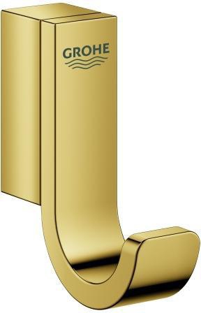GROHE Selection Bademantelhaken Einfach Chrom – verdeckte Befestigung, Metall, 1 Haken
