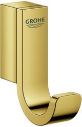 GROHE Selection Bademantelhaken Einfach Chrom – verdeckte Befestigung, Metall, 1 Haken