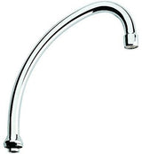 GROHE Rohrauslauf 13070 für Küchen-Standbatterien, Ausladung 185 mm, ohne Anschlag, DN15, Chrom
