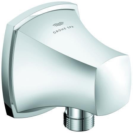 GROHE Grandera Wandanschlussbogen 1/2 Zoll Außengewinde eigensicher Chrom