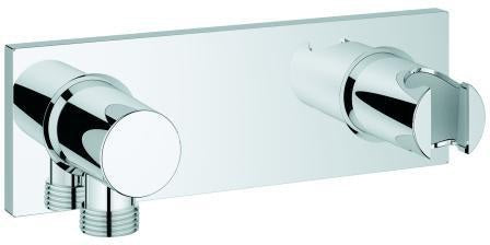 GROHE Grohtherm F Wandanschlussbogen mit integriertem Brausehalter, chrom – 1/2 Zoll