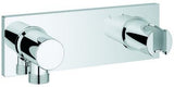 GROHE Grohtherm F Wandanschlussbogen mit integriertem Brausehalter, chrom – 1/2 Zoll