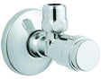 GROHE Eckventil Egaplus 41263 DN15 – Messing, chrom, mit Längenausgleich und Quetschverschraubung