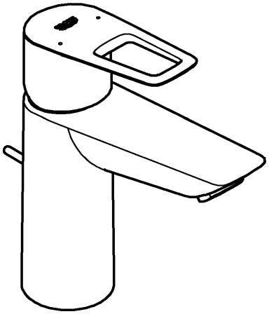 GROHE BauLoop Einhand-Waschtischbatterie M-Size Chrom – EcoJoy & SmoothControl