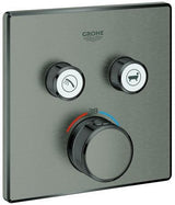 GROHE Grohtherm SmartControl Thermostat 29124 eckig 2 Absperrventile chrom