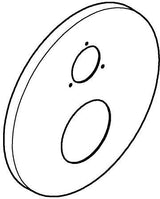 GROHE Rosette 49105 rund für EHM-Fertigmontagesets – Chrom, FastFixation, 6° ausrichtbar