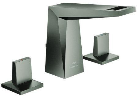 GROHE Allure Brilliant 3-Loch-Waschtischbatterie mit flachem Auslauf in Chrom