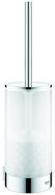 GROHE Selection WC-Bürstengarnitur Glas/Chrom – Wandmontage mit verdeckter Befestigung