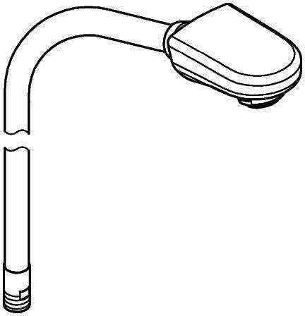 GROHE Auslaufbrause 46674 für Einhand-Waschtischbatterie in Chrom