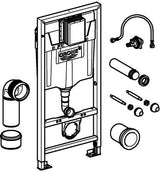 GROHE WC-Element Rapid SL 38528_1 – 1,13 m Vorwandelement mit GD 2 Spülkasten und kleiner Revisionsöffnung