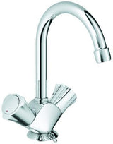 GROHE Costa Waschtisch-Einlochbatterie mit schwenkbarem Auslauf und versenkbarer Kette – Chrom