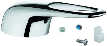 GROHE Hebel 46942 Chrom – Offener Metall-Hebelgriff für Einhand-Waschtischbatterien
