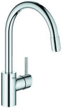 GROHE Concetto Einhand-Spültischbatterie mit hohem Auslauf und ausziehbarem L-Brause-Auslauf in Chrom