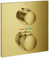 GROHE Allure Unterputz-Thermostat Fertigmontageset 1 Absperrventil cool sunrise gebürstet