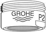 GROHE Strahlregler 13959 M22x1 chrom – Innengewinde, Durchflussbegrenzer, 9 l/min