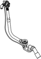 GROHE Talentofill Wannenfüll- und Ablaufgarnitur 28990 für Normalbadewannen, Chrom