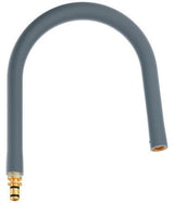 GROHE Schlauchauslauf 30321 für Essence Küchenarmatur – Flexibler C-Auslauf mit Profibrause in Dunkelbraun