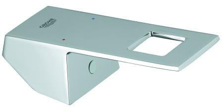 GROHE Hebel 46782 Chrom – Armaturengriff mit rot/blauer Temperaturanzeige