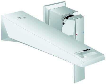 GROHE Allure Brilliant 2-Loch-Waschtischbatterie Wandmontage Ausladung 210 mm Chrom