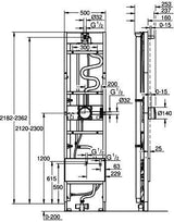 GROHE Rapido Duschrahmen Duo Heat Recovery – Unterputz-Duschrahmen mit Wärmetauscher