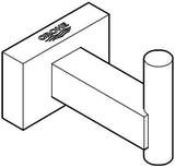 GROHE Essentials Cube Bademantelhaken – 1-fach, verchromt, verdeckte Befestigung