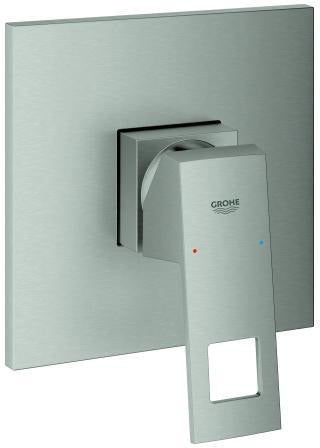 GROHE Eurocube Einhand-Brausebatterie Fertigmontageset – chrom, für Rapido SmartBox