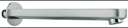 GROHE Auslauf 42418 supersteel – 230 mm, gerade, für Infrarot-Elektronik Waschtisch