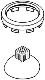 GROHE Abdeckelement 46663 Chrom – Passgenaue Abdeckkappe für GROHE Armaturen