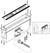 GROHE 4/5-L-Wannenkombination Unterbau 29037 für Fliesenbankmontage – Einbaukörper