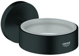 GROHE Essentials Halter für Becher, Seifenschale & Seifenspender – matt black, verdeckte Befestigung