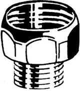 GROHE Adapter 1/2" x 3/4" chrom – LongLife Oberfläche für Armaturen