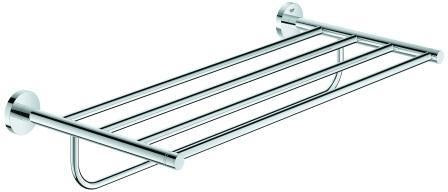 GROHE Essentials Multi-Badetuchhalter 604 mm Chrom – verdeckte Wandmontage, Metall