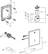 GROHE Tectron Skate Urinal-IR-Elektronik 6V FMS für Rapido U/UMB – Chrom, berührungslos