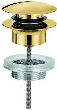 GROHE Ablaufgarnitur 65807 mit Klickverschluss für Waschtische, Chrom