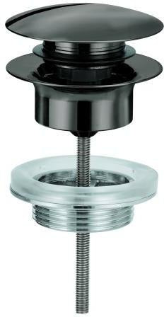 GROHE Ablaufgarnitur 65807 mit Klickverschluss für Waschtische, Chrom