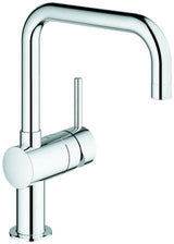GROHE Minta Einhand-Spültischbatterie U-Auslauf hard graphite gebürstet