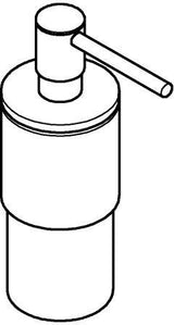 GROHE Seifenspender Allure/Atrio 40886 chrom – 160 ml Glasbehälter mit verchromter Pumpe