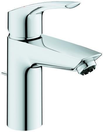 GROHE Eurosmart Standard Einhand-Waschtischbatterie S-Size Niederdruck Chrom – 1-Loch-Montage