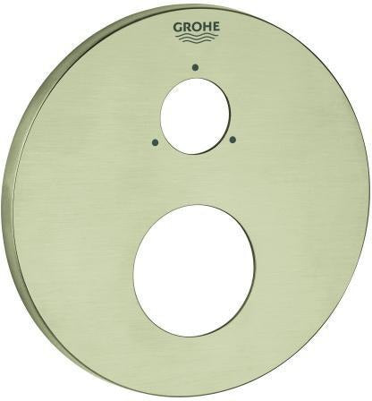 GROHE Rosette 49108 rund für EHM-Fertigmontagesets – Chrom, FastFixation, LongLife Oberfläche