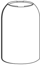 GROHE Schraubkappe 02693 für Einhandmischer-Fertigmontagesets – Chrom, LongLife Oberfläche