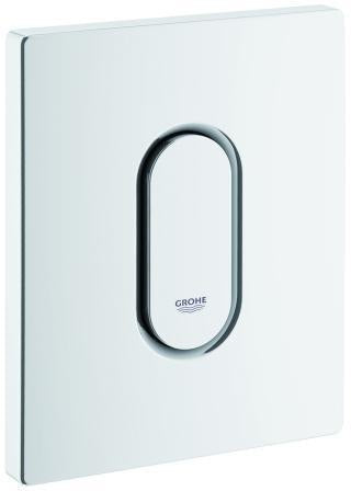 GROHE Arena Cosmopolitan Urinal-Betätigungsplatte 116x144 mm – Manuelle Auslösung, Chrom, LongLife Oberfläche