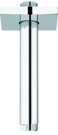 GROHE Rainshower Deckenauslass 142 mm mit eckiger Rosette in Chrom